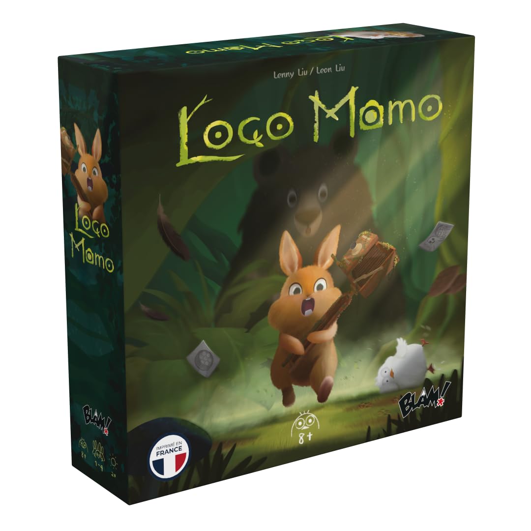 Blam! Loco Momo - Tile-Based Game - 1-4 Players - Ages 8+