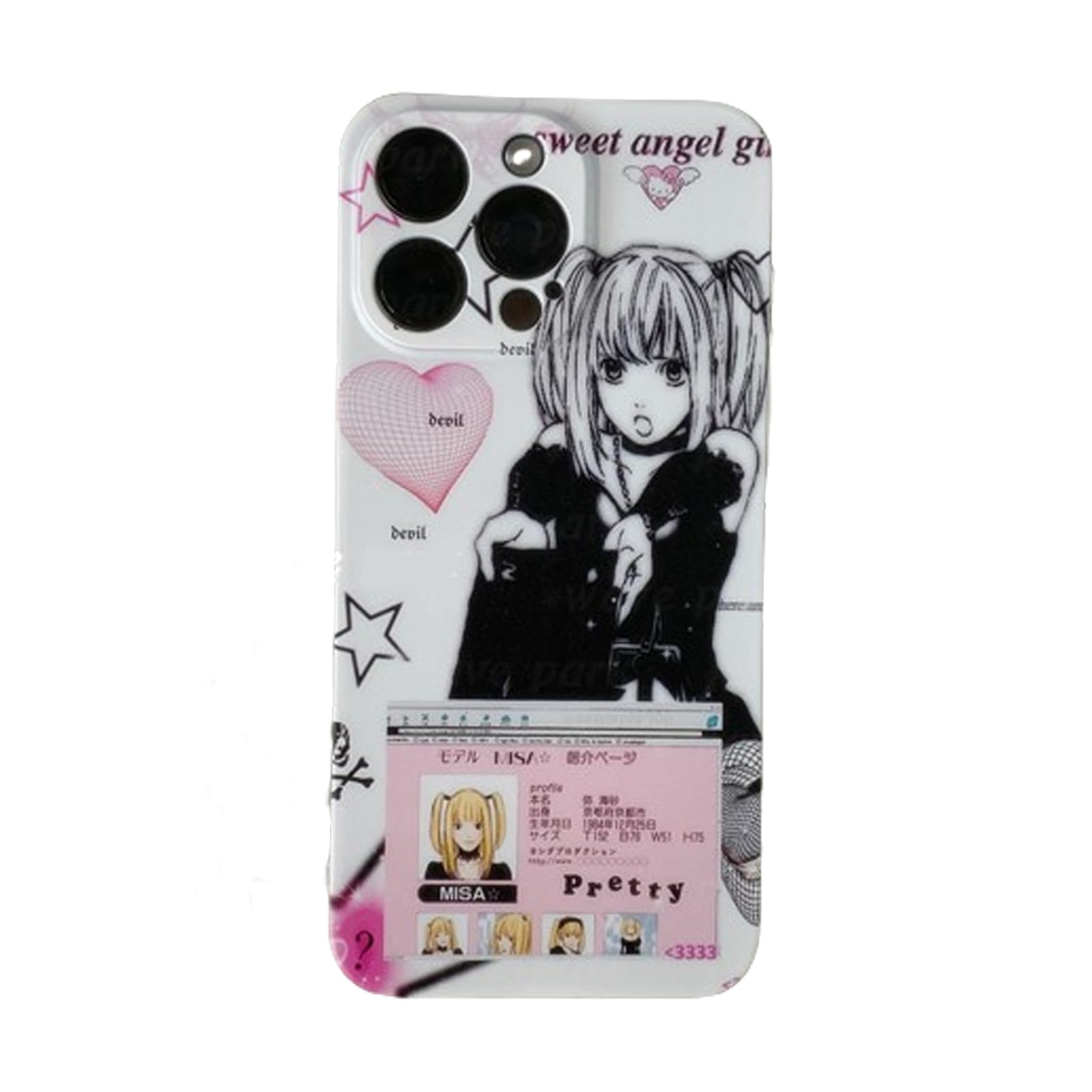 Amazon.co.jp: デスノート 弥海砂 スマホケース iPhone 15