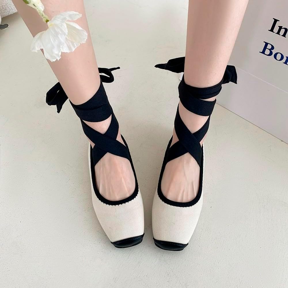 [WouND] レディースバレエシューズ 女性のバレエフラットシューズ女性春夏カジュアルスニーカーサンダル裸足バレリーナ快適なエレガ