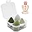 Makeup Sponges Set - Beauty sponges Blending Blenders with 1 Holder and Egg Case, Flawless for Cream, Powder and Liquid (Green, 4Pcs+1Holder+ case)