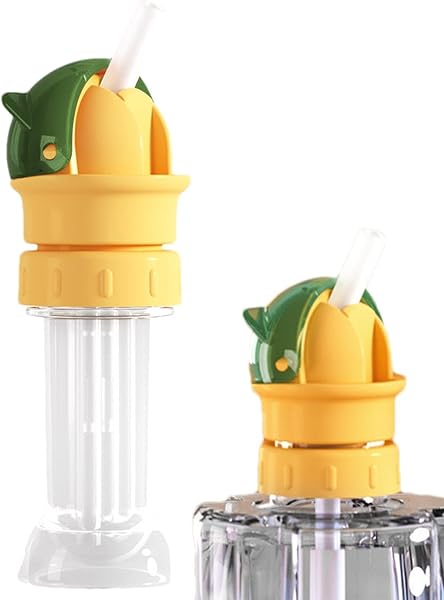 Bouchon De Paille Portable Pour Enfant – Adaptateur De Bouteille D'eau Pour Bébé, Couvercle Anti-étouffement | Convertisseur Universel De Bec De Boisson Étanche, Embout Souple En Silicone De Qualité A - 2