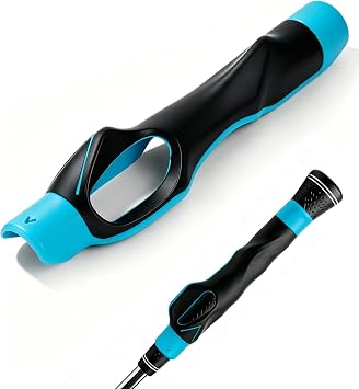 Golf Grip Trainer, Golf Training Aid - Right Handed Golf Swing Trainer, Correct Hand Placement Golf Practice Tool for Consistency & Muscle Memory, Grip Trainer for Golf Clubs | Correct Hand Placement Golf Practice Tool for Consistency & Muscle Memory