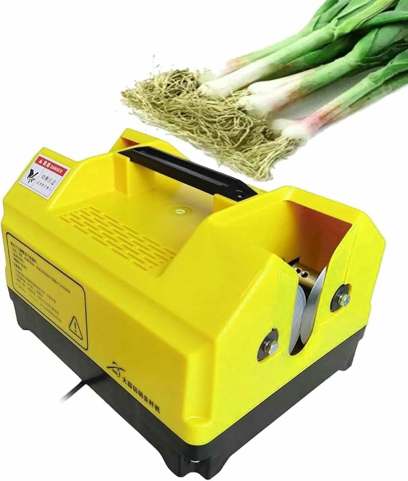 Máquina removedora de colas de ajo, cortador bilateral de doble cabeza para cortar ajo fresco, herramienta de cocina para preparar ajo sin esfuerzo