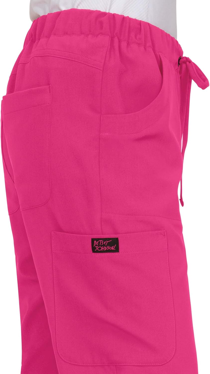 KOI Betsey Johnson Aster Women's 6-Pocket Jogger Scrub Pants