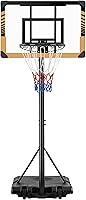 Yaheetech Kids Basketball Hoop - Portable Adjustable 6-7ft Height Freestanding Goals for Indoor/Outdoor Play Ages 4-10
