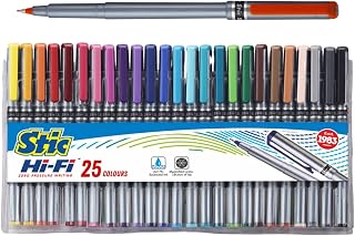 Stic 25 Fineliner Mandala Doodle Colouring Fine Liner Point 0.5 mm Coloured Pens Set kit Assorted Micro tip sketching call... Price In India