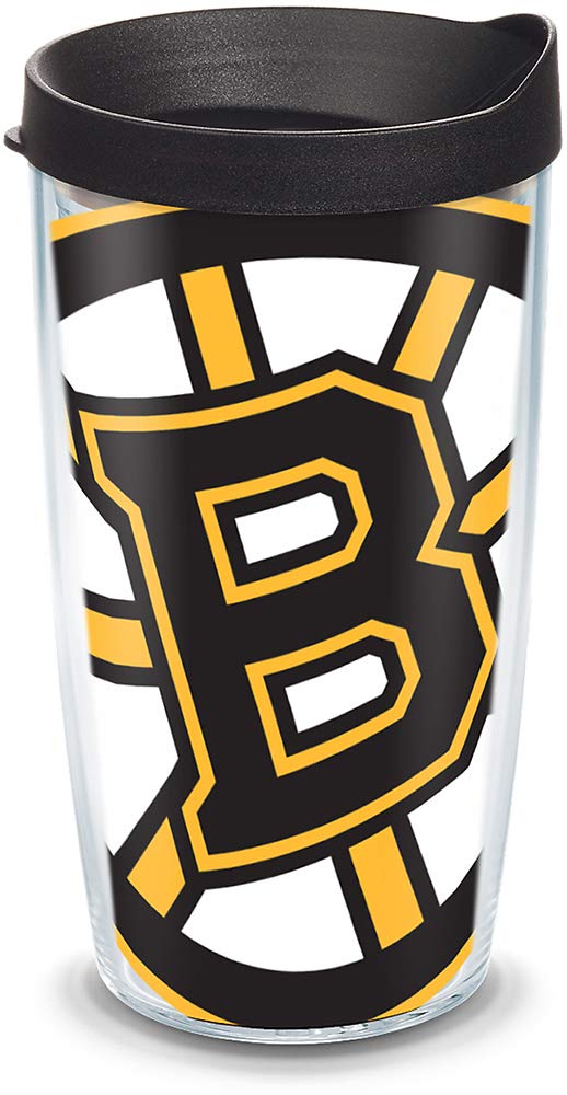 Tervis Made in USA Double Walled NHL Boston Bruins Insulated Tumbler Cup Keeps Drinks Cold & Hot, 16oz, Colossal