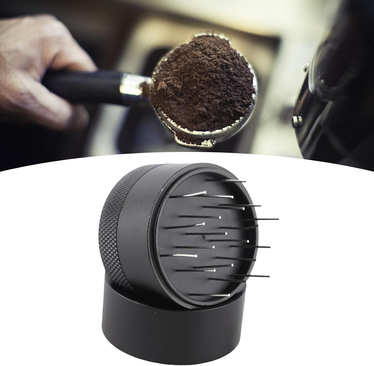Estink Stainless Steel Espresso Distribution Tool 51MM Coffee Distributor for Home Espresso Machines