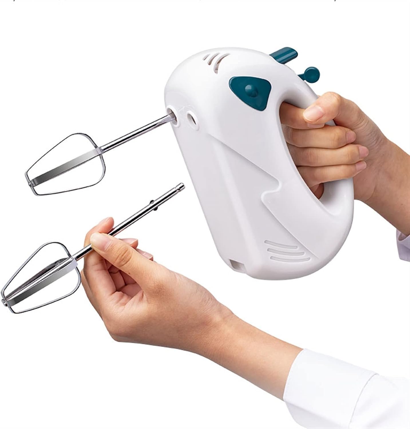 Egg Beater Hand Mixer Electric, Kitchen Mixer Electric Home Baking High Power Handheld Automatic Egg Beater for Blending Cooking Baking Whisk