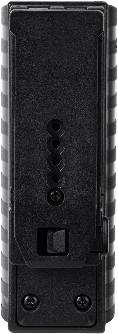 TACNEX OC/Mace Spray Holster for Duty Belt Pepper Spray Pouch MK3 MK4 Canister Holder for MOLLE Vest 1.5" Tactical Flashlight Nylon Case Torch Carrier w/Top Snap Flap for Police Security LE Military image 2