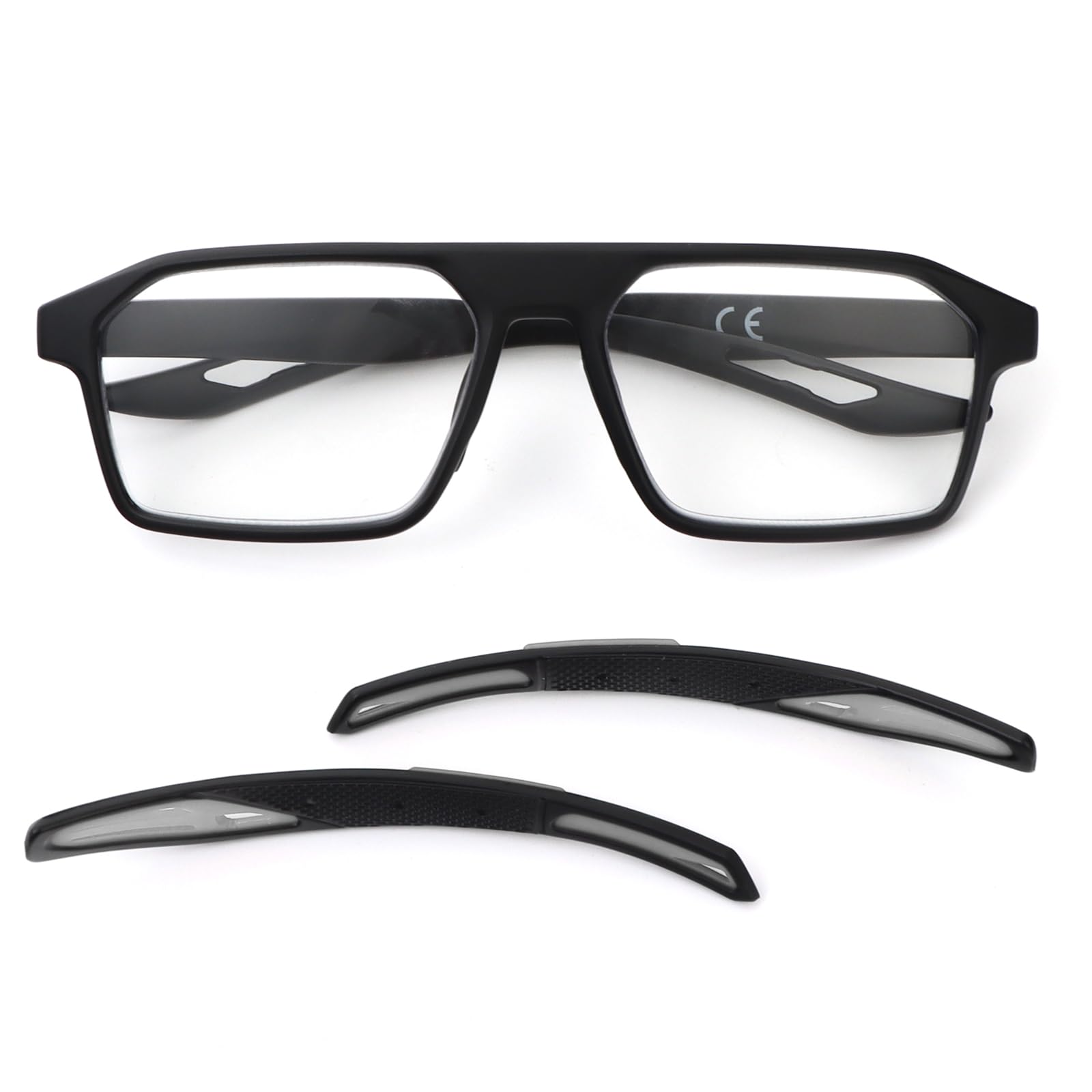 KoKoBin 3 Pack Halbrand-Lesebrille für Frauen Blaulichtfilte