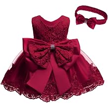 0-6T Toddler Baby Girl Embroidered Tutu Ball Gown Lace Dresses with Headpiece