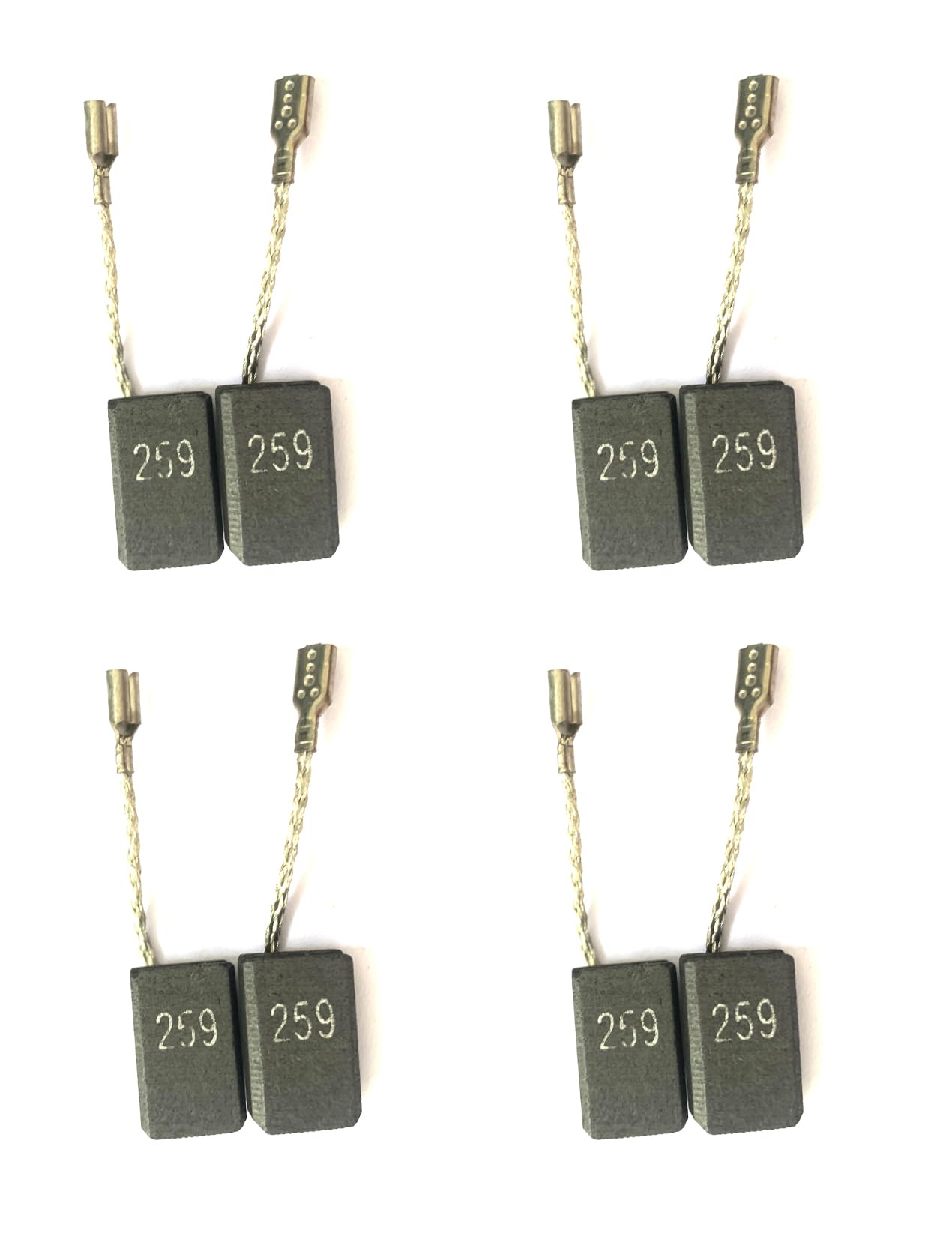 COEOPNC Pack of 8 316046800 WE9-125 WE14-125 Carbon Brush Set Durable WE14-150 WP8-115 Grinder T1D Replacement for Metabo