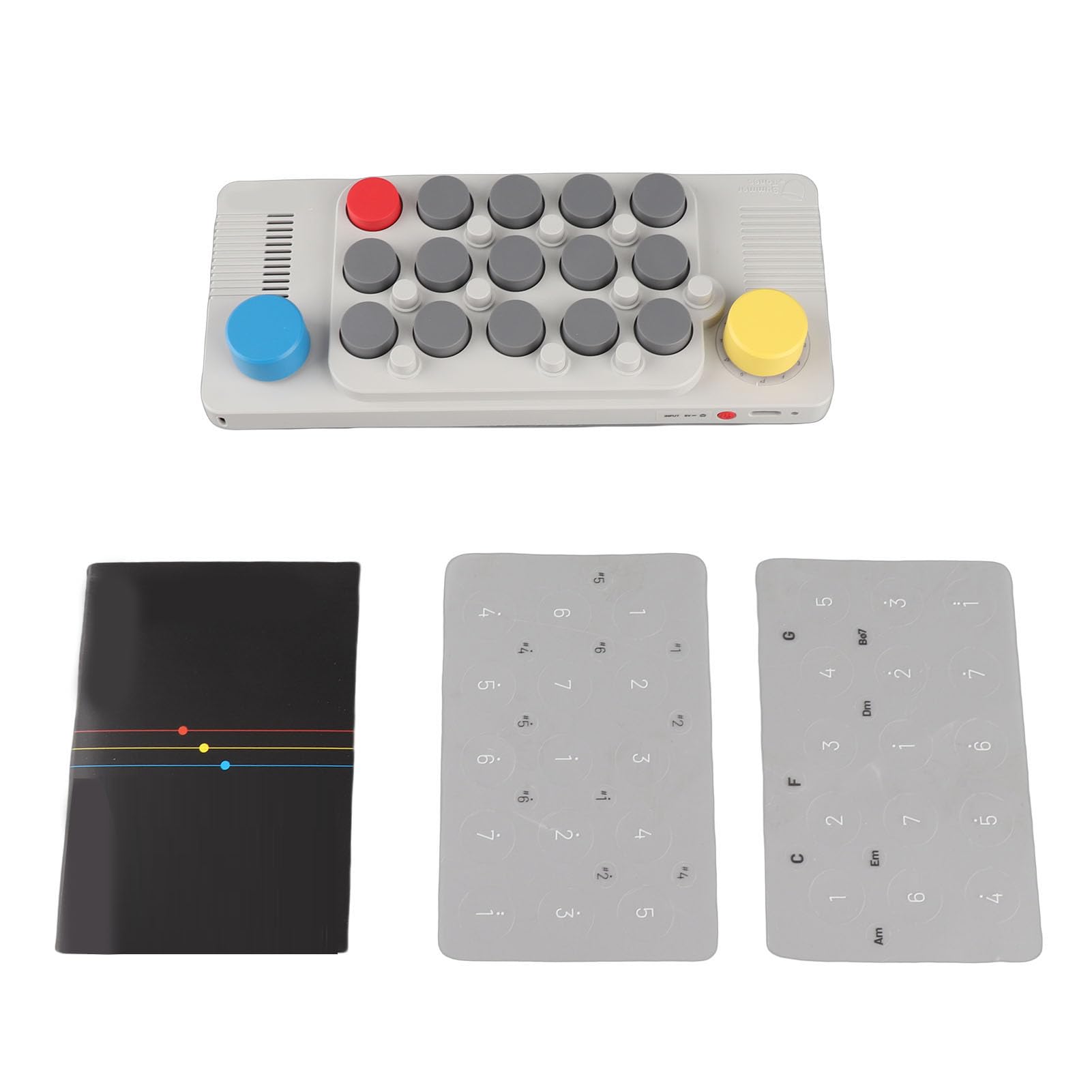 AMONIDA Piccola Tastiera Musicale, Tastiera Elettronica con 20 Suoni di Strumenti, Organo Portatile Ricaricabile con Jack per Cuffie da 3,5 Mm, Ideale per Giocattoli Musicali per Bambini
