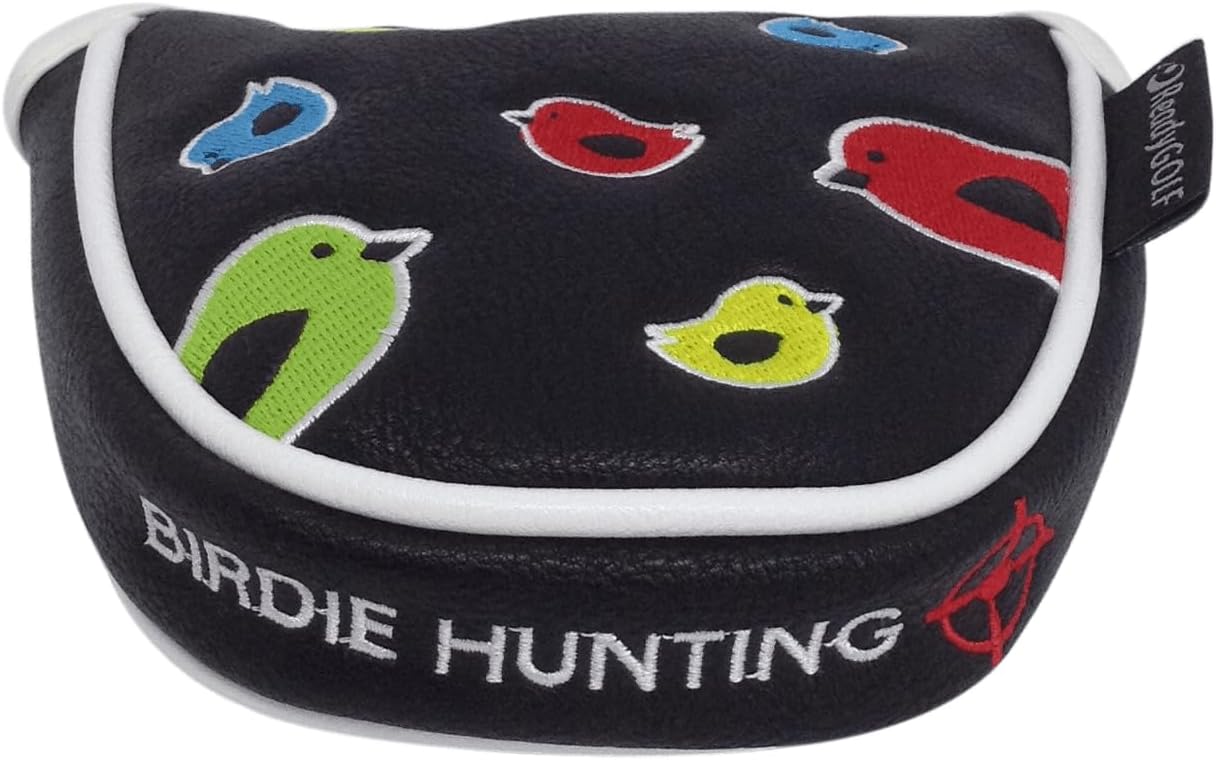 Birdie Hunting Embroidered Putter Cover by ReadyGOLF - Mallet