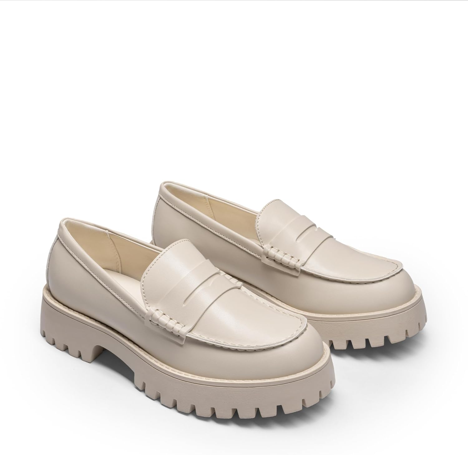 DREAM PAIRS Loafers for Women Platform Chunky Penny Loafer Lug Sole Comfortable Slip On Dressy Casual Work Business Office Shoes - Image 8