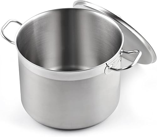 Vista 12 de Cooks Standard Olla de Caldo de 6 Cuartos con Tapa, Stockpot Profesional de Acero Inoxidable 18/10 Horno Holandés Cacerola Olla de Cocina, Ollas