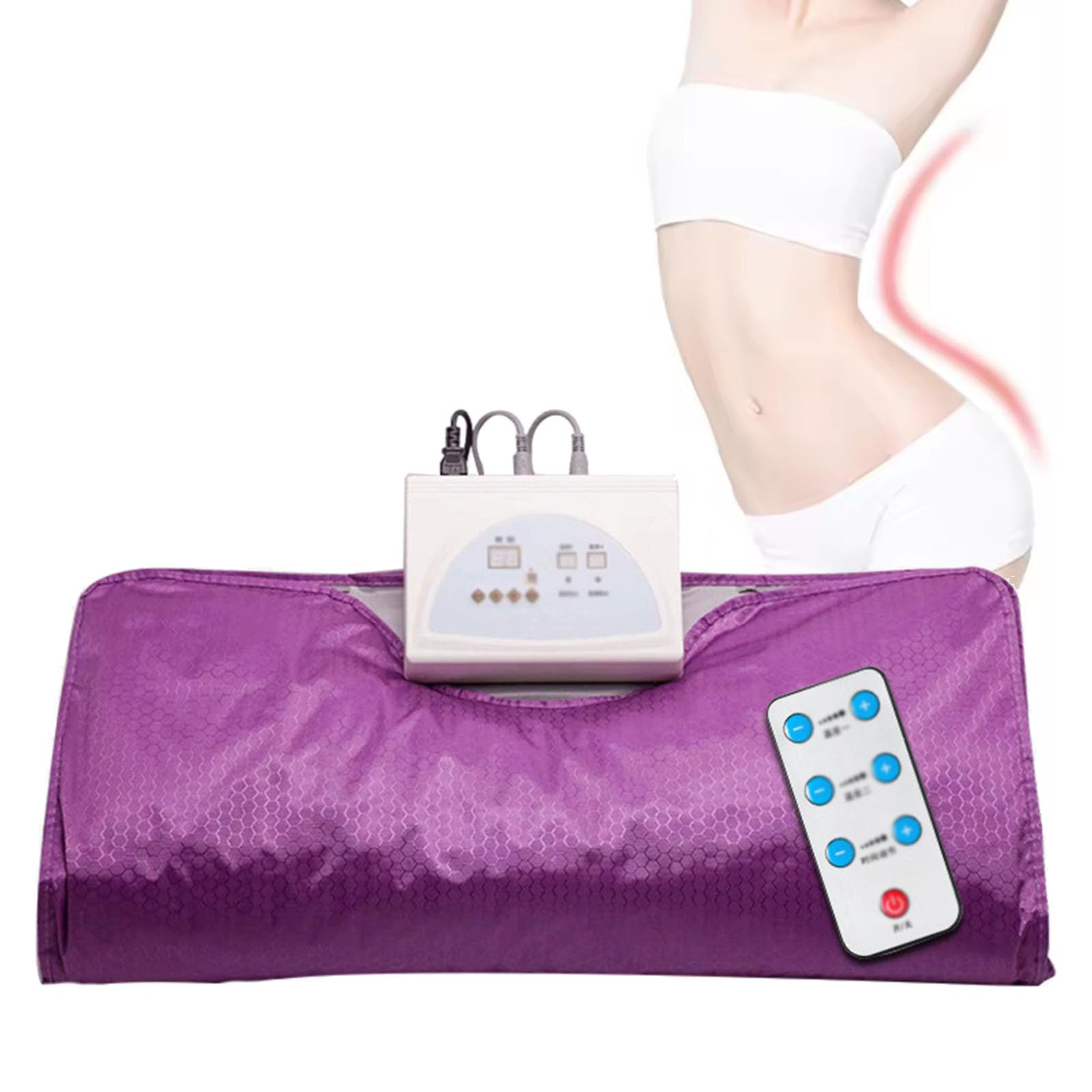 Coperta Sauna a Infrarossi, Coperta per Sauna a Infrarossi con Cerniera, Sauna Personale per Relax Domestico, Sauna Portatile da Casa per Disintossicazione E Fisioterapia, 180 X 80 Cm