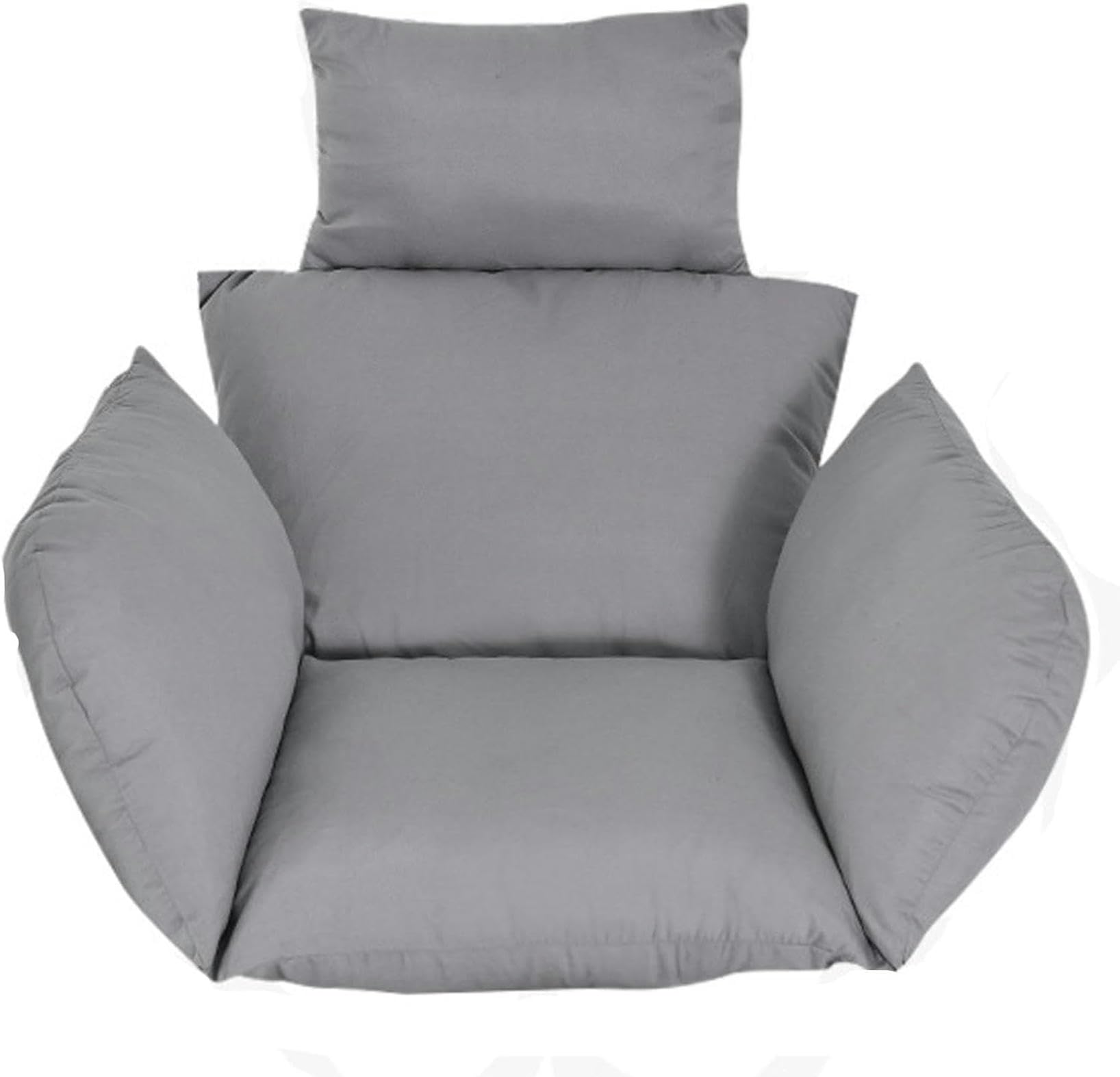 Coussin de chaise extra épais et moelleux pour panier suspendu intérieur