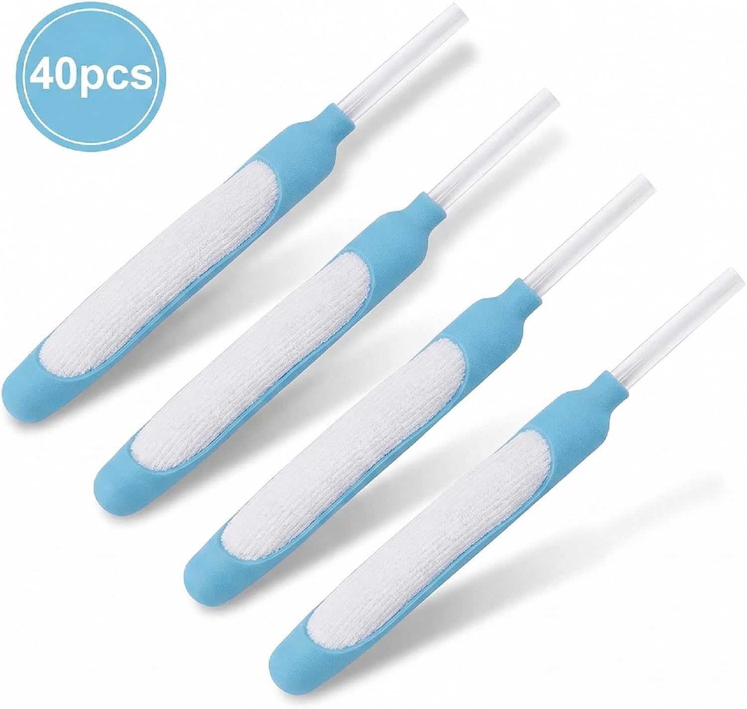 40 Pack Female External Catheter for Women, Soft Latex Disposable, Non-Invasive Design, Comfortable Fit, Leak-Resistant, Compatible with Most Suction Systems