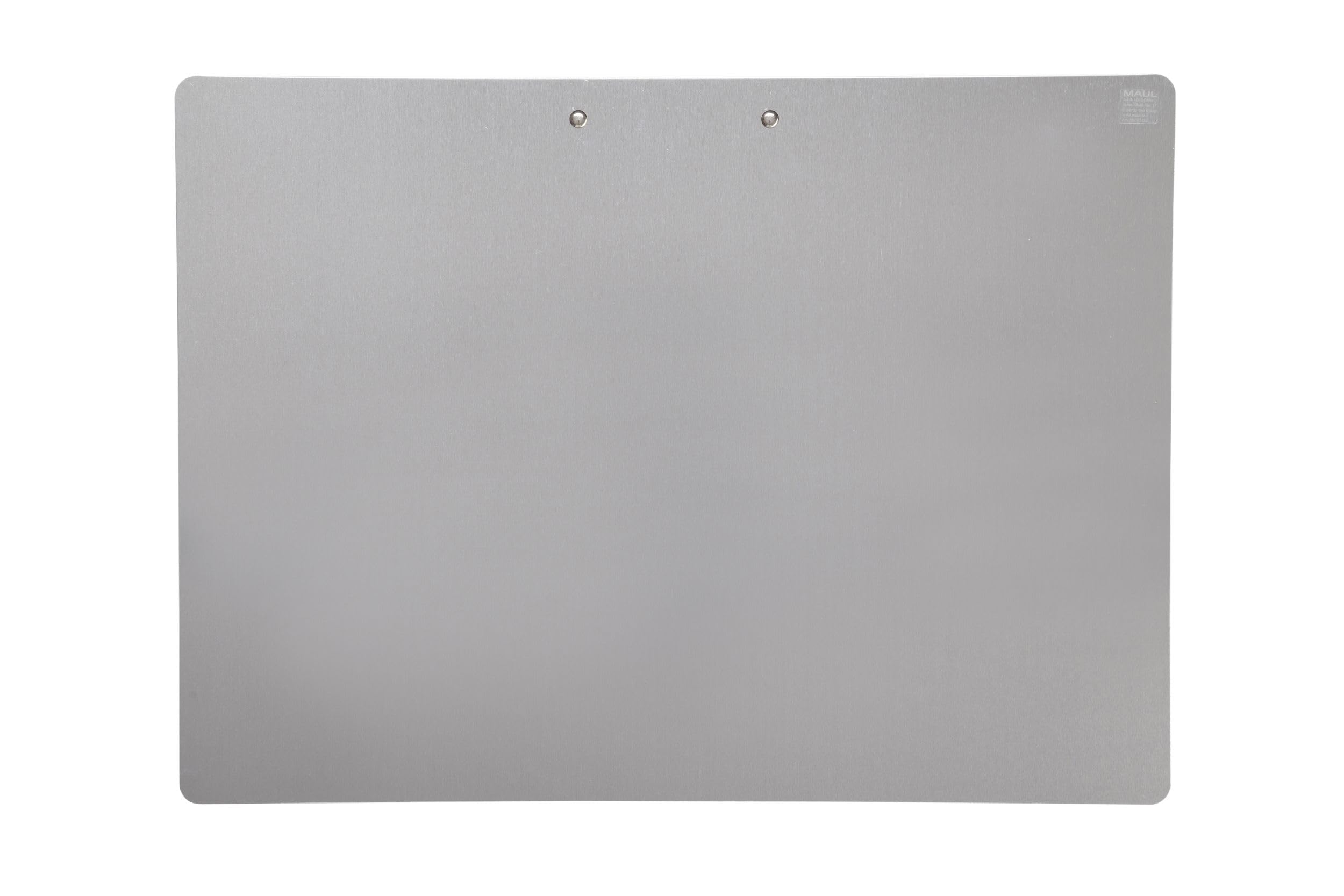 MAUL Porte-bloc en aluminium A3 pince nickelée bande magn. Aluminium