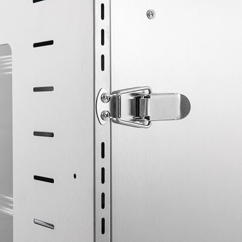 Miniatura 6 de Máquina deshidratadora comercial de 16 bandejas, deshidratador eléctrico de alimentos de 1350 W 110 V para encimera, deshidratadores de acero