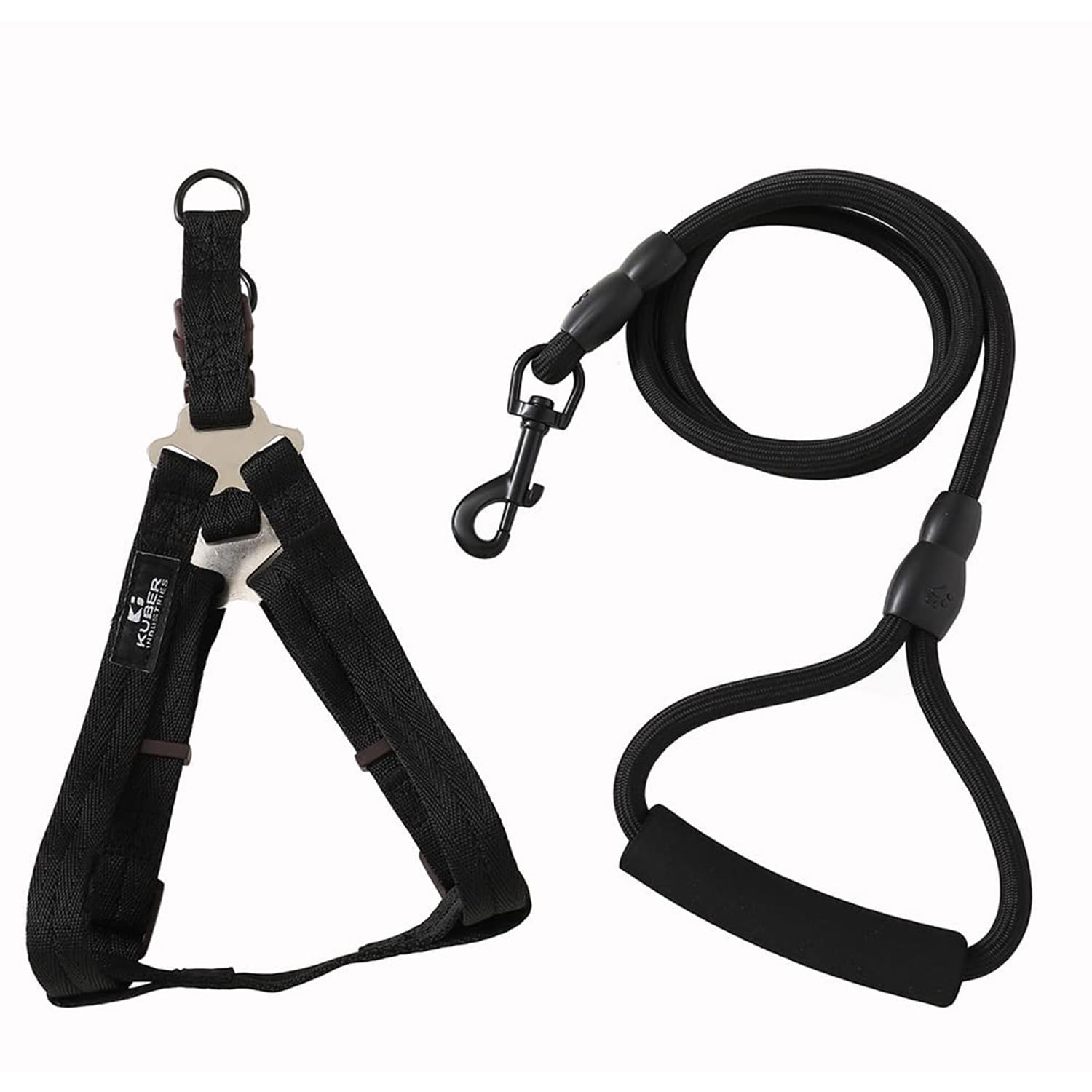 Kuber Industries Dog Harness and Leash Set, Black (B0BLSV9ZBM) Amazon Price History, Amazon Price Tracker