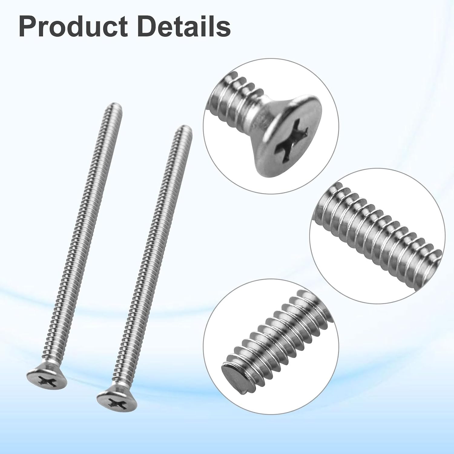 RP196 Escutcheon Screw for Delta Tub/Shower Faucet Escutcheon Trim Screws,Plate Cover Screws Compatible with Delta Shower Replacement Parts,2-Pack
