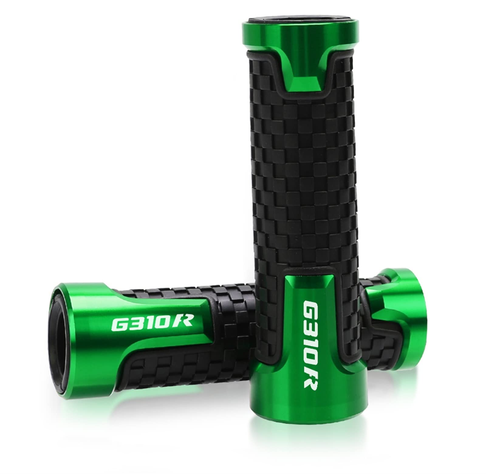 Accessoires moto poignées de guidon 22mm anti-dérapant BMW G310R 2017-2023 vert