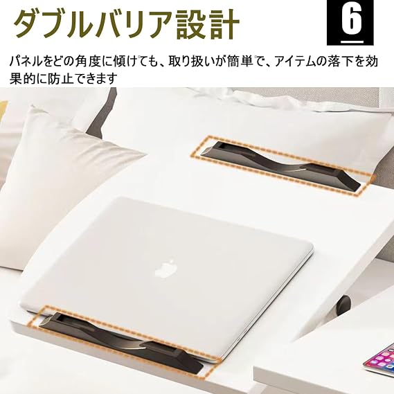 Folding Laptop Desk Adjustable Folding Notebook Table Laptop Holder Computer Desk Stand for Office Home Home Office Foldable Computer Desk White