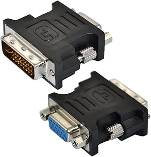 DVI-I 24+5 pin male to SVGA VGA female 15 pin Video Card Converter Adapter