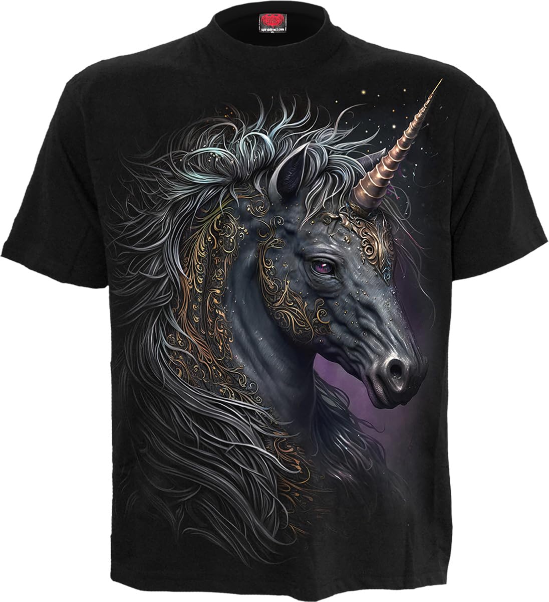 Spiral - Celtic Unicorn - T-Shirt Black - M