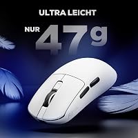 RK ROYAL KLUDGE M3 Wireless Gaming Egér 47g Ultralight 30K DPI 8K Polling Fehér 3