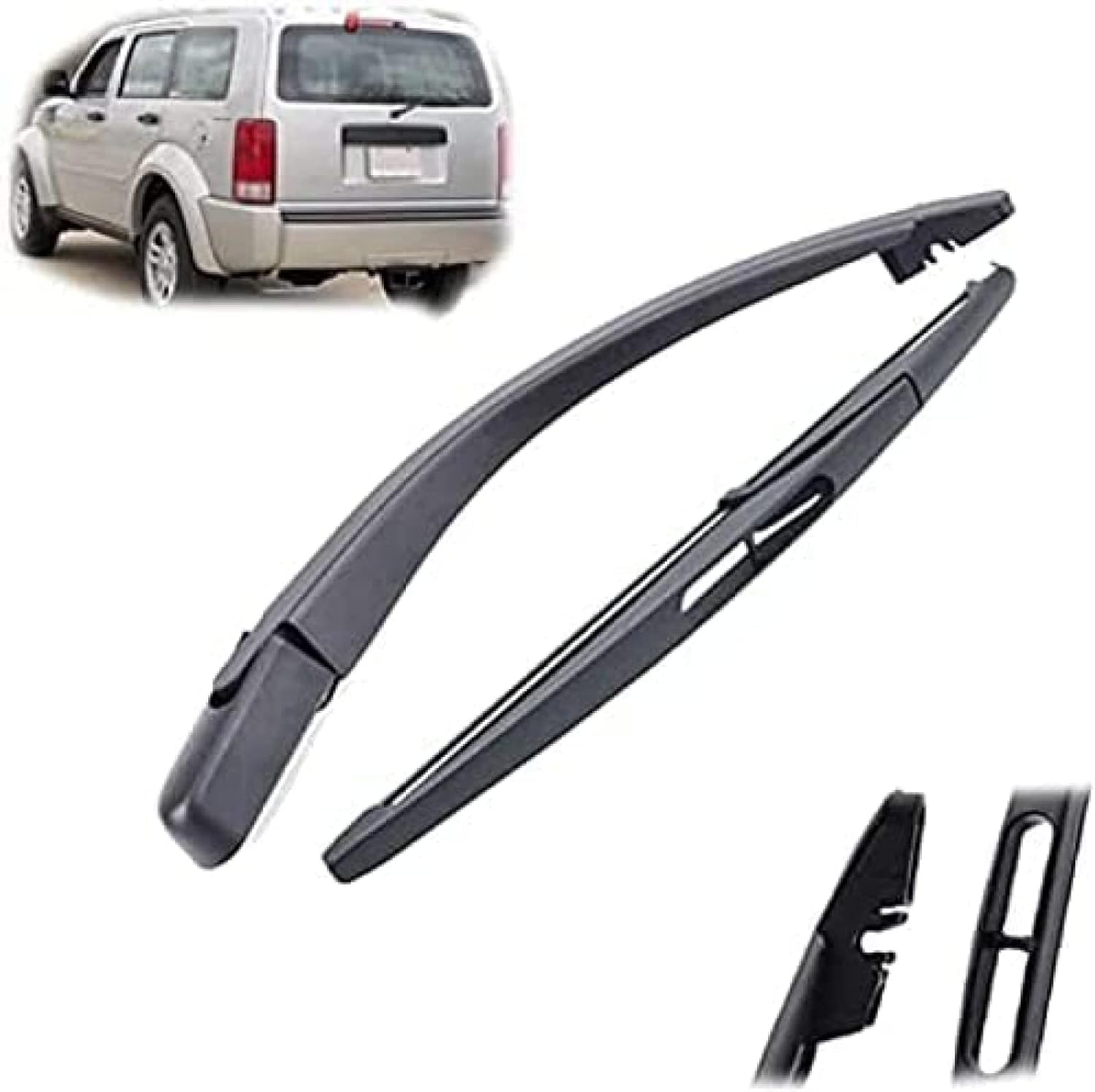 Car rear windshield wiper kit 11" For Dodge For Nitro 2007-2012 Back wiper blade washer