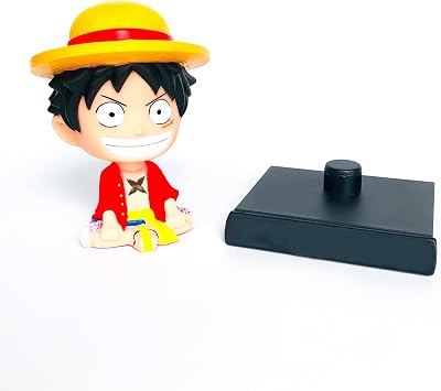 Tek Parça Bobbleheads Anime Luffy Figür Bobblehead Aksiyon Figürleri Araba Gösterge Paneli Dekorasyon Aksesuarları İç Doğum Günü Pastası Süsleri Telefon Tutucu Kadın Erkek Kız Çocuk