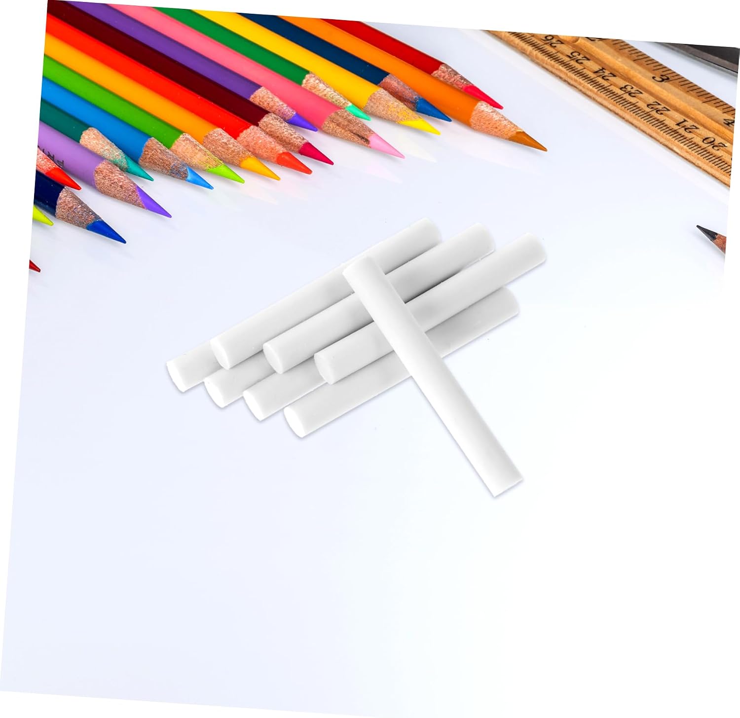 Veemoon 50pcs Art Erasers for Drawing Pencil Erasers Convenient Cylindrical Design for Sketching and Life Drawing Essential Tool for Students and Artists
