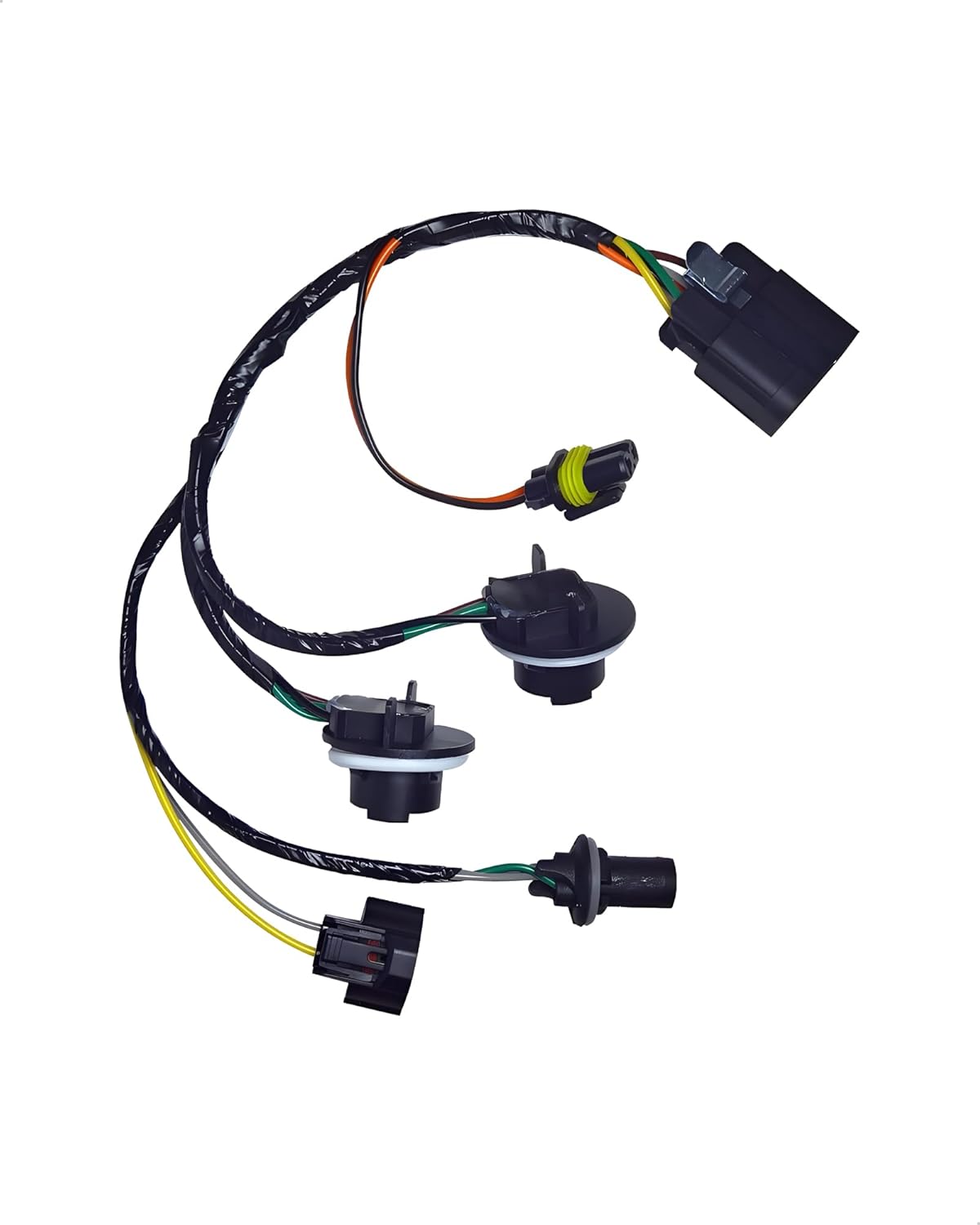 2-Pack Headlight Wiring Harness Compatible with GMC Sierra 1500 2500HD 3500HD 2007 2008 2009 2010 2011 2012 2013 2014 Replacement for 15841610