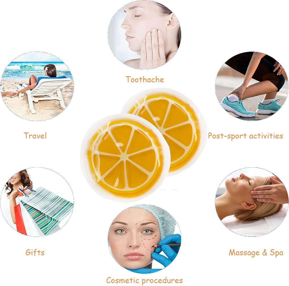 Eye Pad, Eye Gel Ice Pack, Reusable Gel Eye Mask, Eye Cooling Pad Hot Cold Therapy Eye Patch,Gel Eye Pad Cold Eye Mask Hot Cold Compress Reusable Gel Eye Pads Treat Eye Swelling
