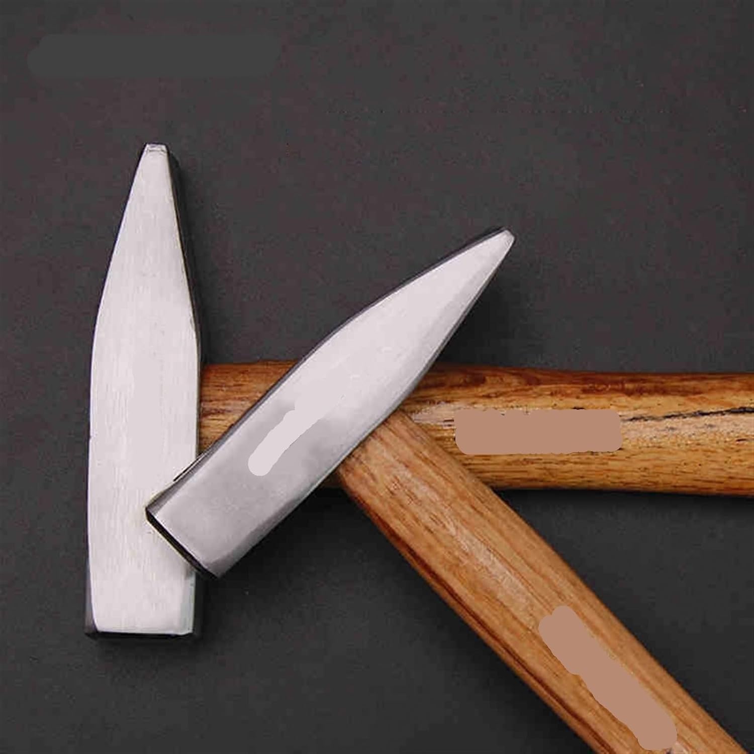 INLIMA Hammer Rock Pick Geological Hammer Mine Exploration Survey Pointed Tip High Carbon Steel Geogogy Hand Tools (Color : 500g)