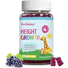 Growth Gummies,Bone,Immunity Support for Kids Age 4+&Teens
