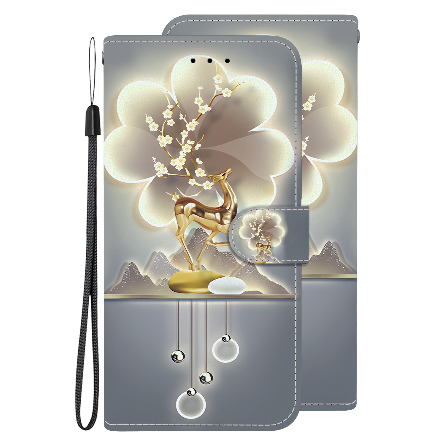 Cover per Realme 7 PRO, Cover a Libro Portafoglio in Pelle