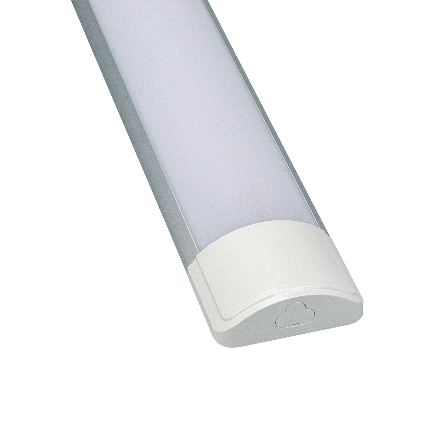 Popp® Pack x2 Regleta LED batten light version PRO máximo unión 10 regletas libre halógeno tubo led integrado 36W 120cm alto rendimientos 10hr/diarias, 6000K comercial industrial(6000K, 120cm)