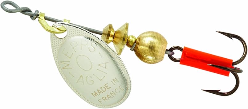 Mepps Mepps Aglia Plain Treble Fishing Lure 1 Ounce B