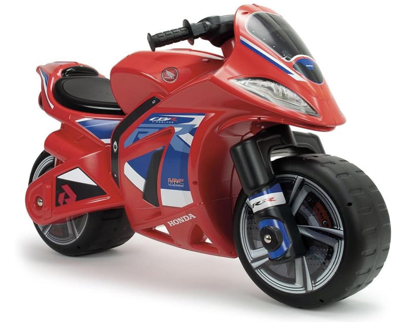 Moto Per Bambini 4 Ai 7 Anni - Moto Per Bambino 4-5 - 6 E 7 Anni Ruote Larghe Stabile Senza Pedali - Ergonomica Maniglia Trasporto + Design Cavalcabile Honda Fireblade Xl - Injusa-image