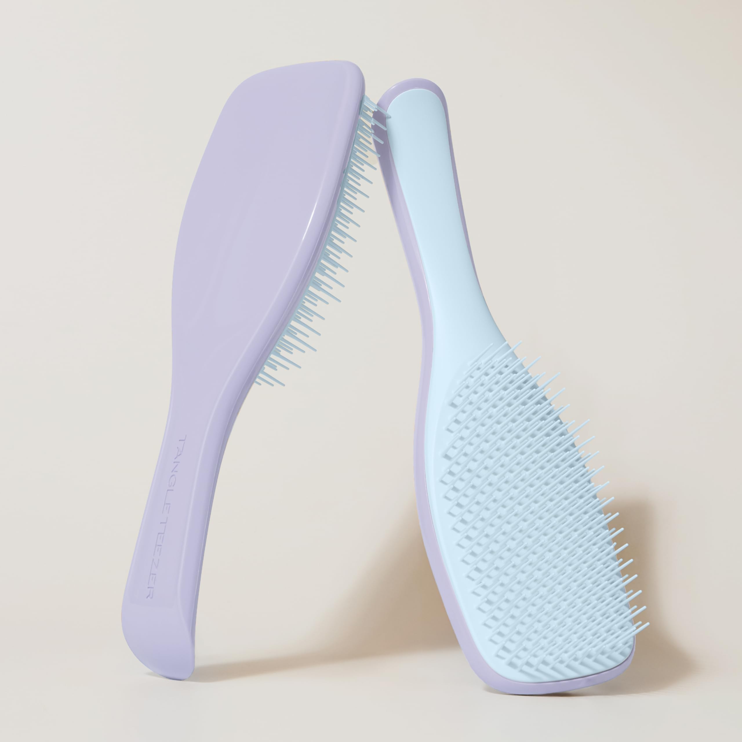Tangle Teezer Ultimate Detangler - Szczotka do rozczesywania do wszystkich rodzajów włosów - Dwupoziomowe ząbki zmniejszają łamliwość i eliminują splątania - Liliowy chmurny błękit