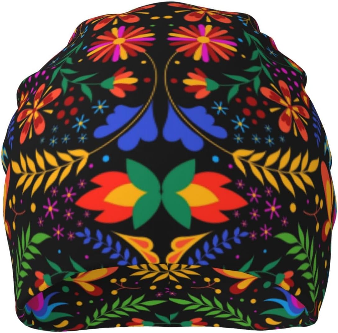 Print Slouchy Beanie Chemo Knit Casual Hat Cancer Headwear Knitted Hats Thin Skull Cap for Men Women - Image 2