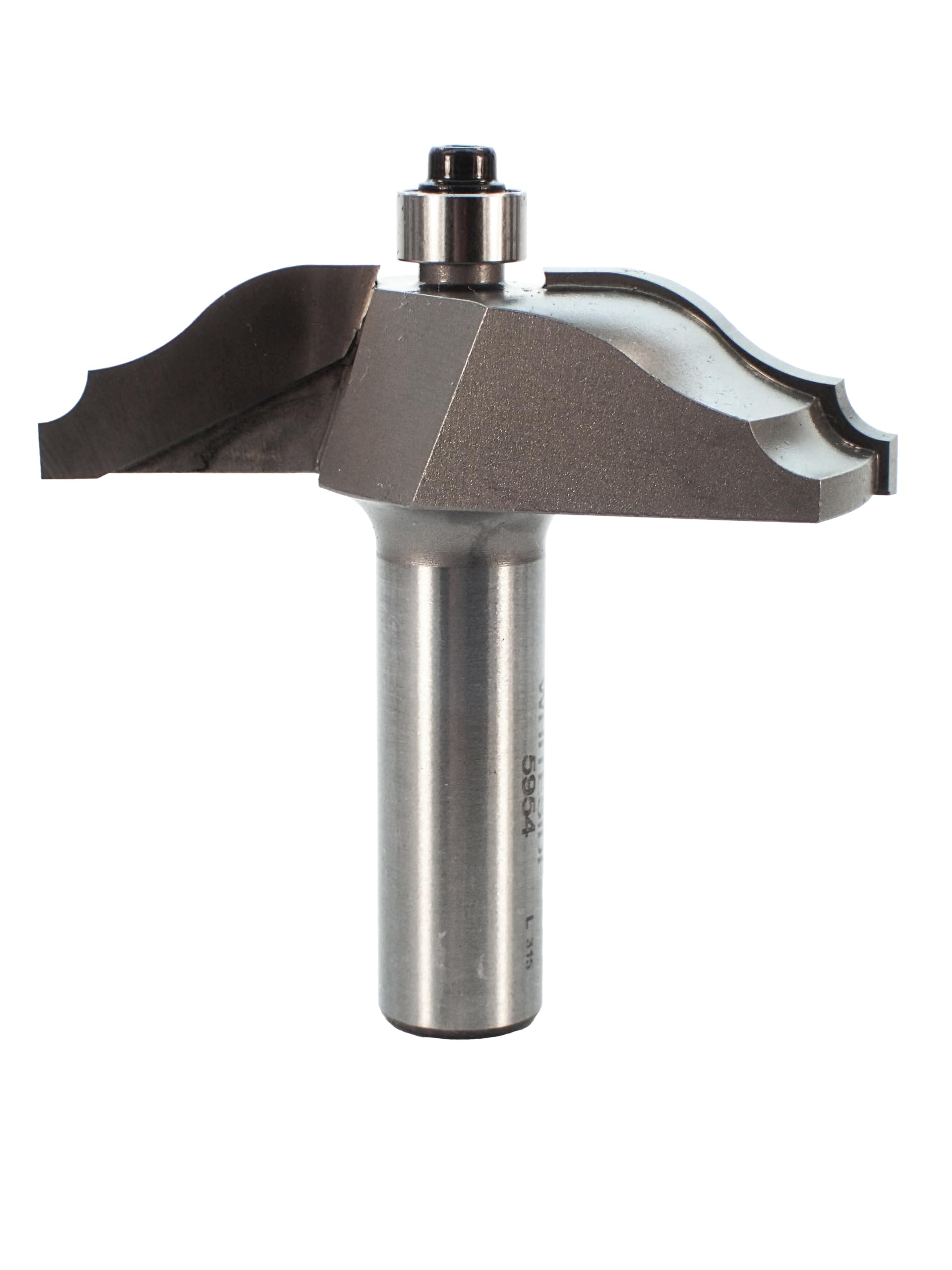 Whiteside Router Bits 5954 Ogee koralik podniesiony panel bit o dużej średnicy 5/30 cm i długości cięcia 13 cm