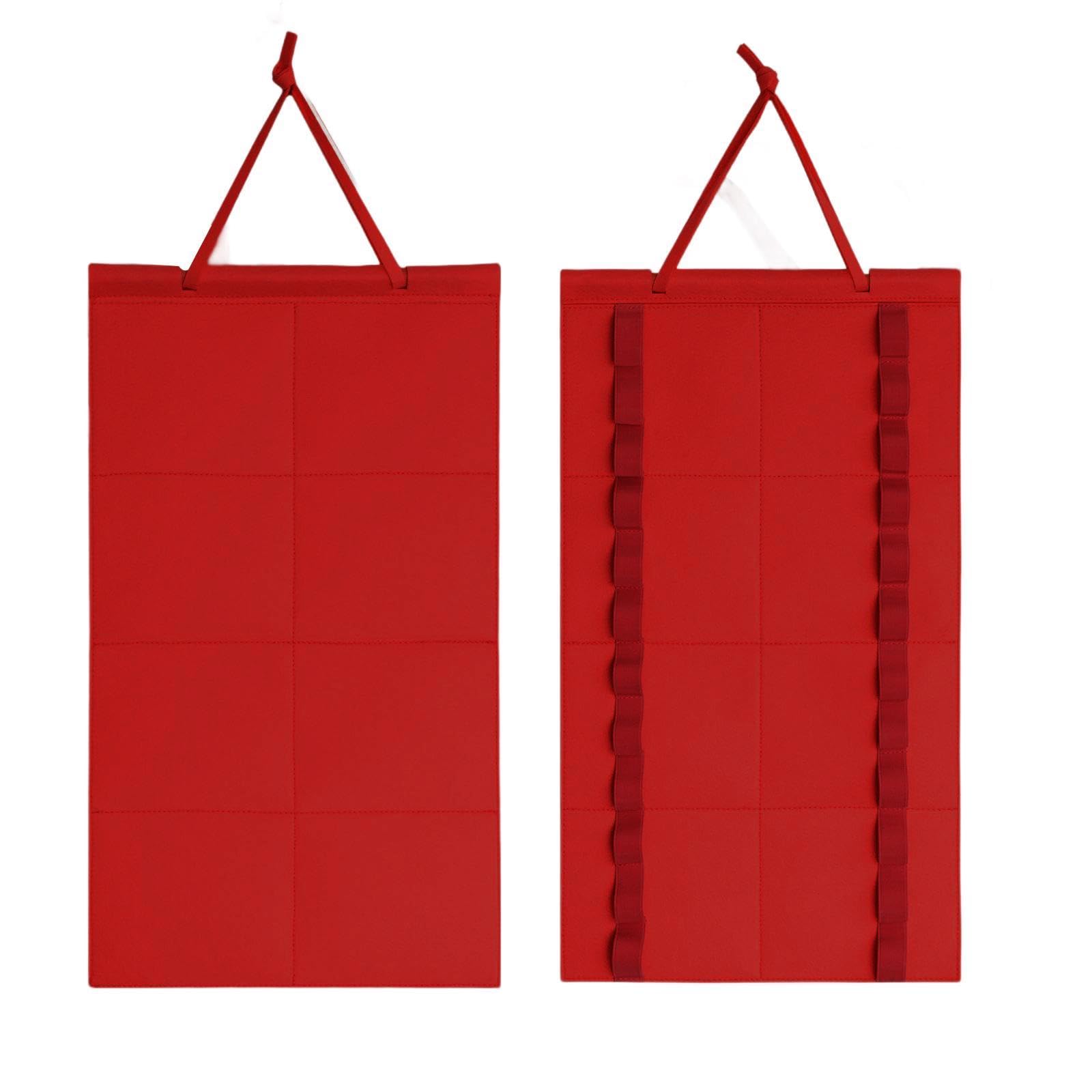 QSTDGVPW Karate Belt Display Holder Wall Hanging Elegant Adults Felt Cloth Practical Holds 12 Lightweight Fight Arts Belt Organizer