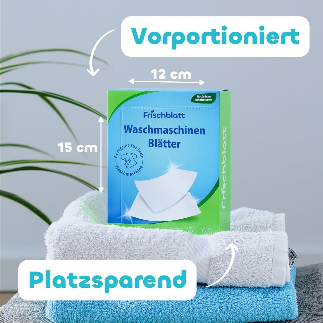 Feuilles de lessive | Bandes de lessive naturelles, biodégradables, sans plastique | Peu encombrant et léger | Lessive universelle (80 lavages, fraîcheur alpine)