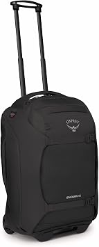 Osprey Sojourn 22"/45L Wheeled Travel Backpack with Harness, Black
